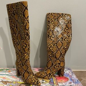 Jeffrey Campbell Snakeskin Boots